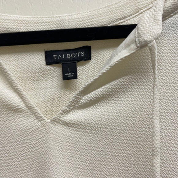 TALBOTS IVORY BLOUSE - Picture 5 of 5
